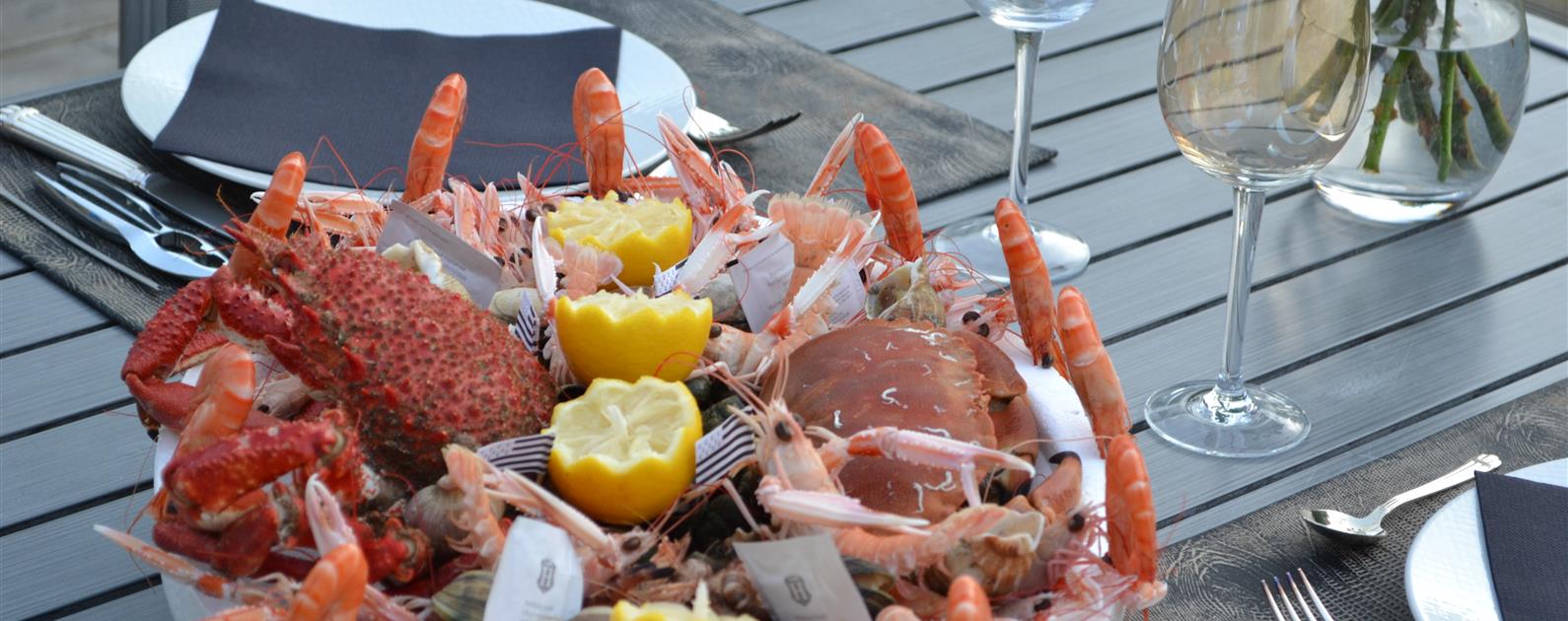 Example of seafood platter